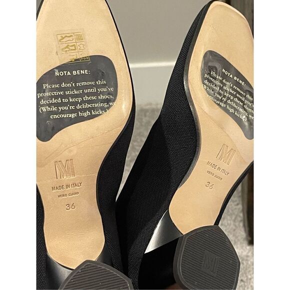 M. M. Lafleur black pull on high boots - Picture 8 of 13